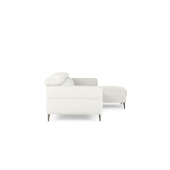 Kiera Right Hand Facing Chaise Sofa, Light Grey