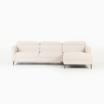 Kiera Right Hand Facing Chaise Sofa, Taupe