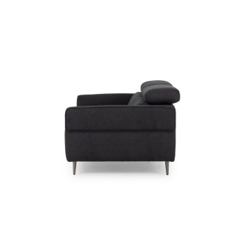 Kiera 3 Seater Sofa, Charcoal