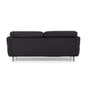 Kiera 3 Seater Sofa, Charcoal