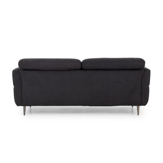 Kiera 3 Seater Sofa, Charcoal