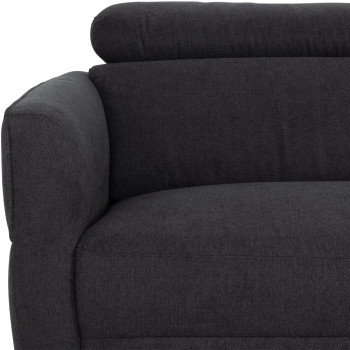 Kiera 3 Seater Sofa, Charcoal