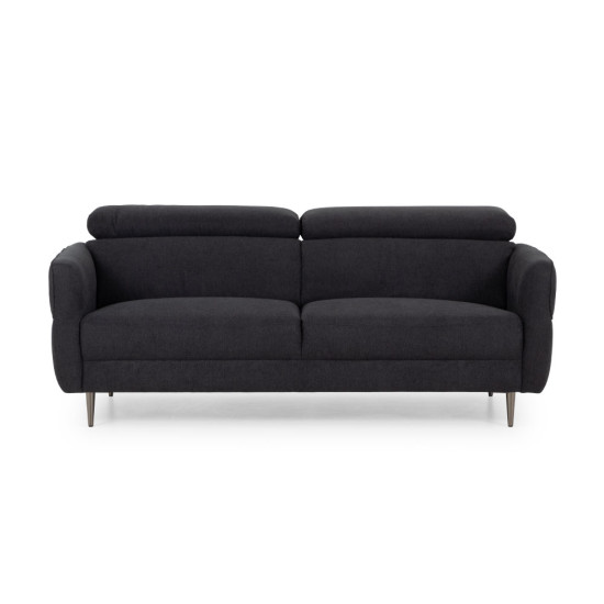 Kiera 3 Seater Sofa, Charcoal