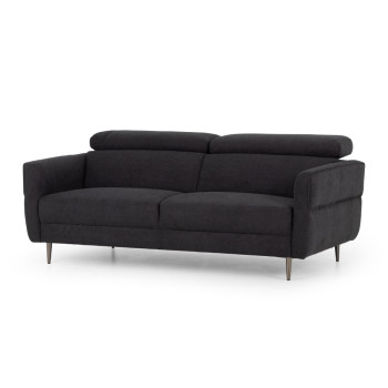 Kiera 3 Seater Sofa, Charcoal
