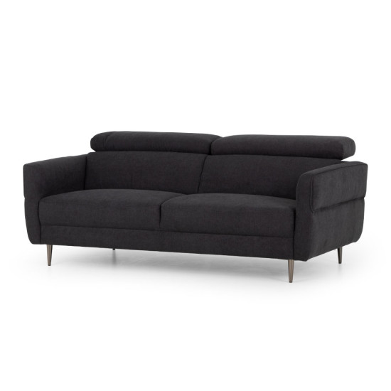 Kiera 3 Seater Sofa, Charcoal