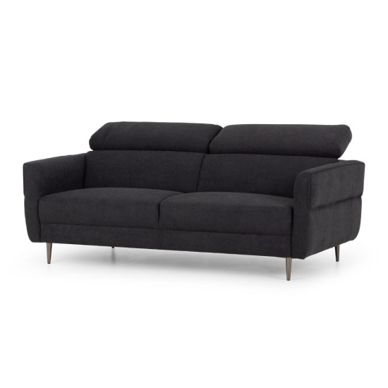 Kiera 3 Seater Sofa, Charcoal