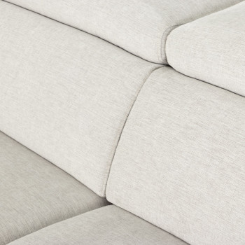 Kiera 3 Seater Sofa, Light Grey