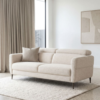 Kiera 3 Seater Sofa, Taupe