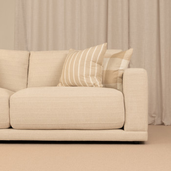 Sorin 3 Seater Sofa, Cream