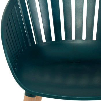 Nassau Outdoor Dining Chair, Dark Green