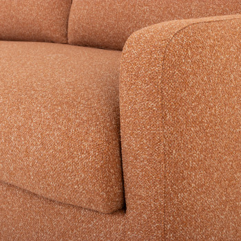 Bella 3 Seater Storage Sofa, Rust