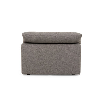 Malone Modular 1.5 Seater Armless Sofa, Charcoal