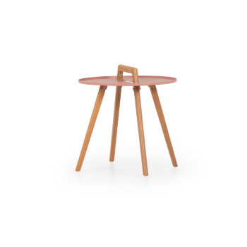 Nassau Outdoor Round Side Table - W50, Pink
