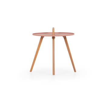 Nassau Outdoor Round Side Table - W50, Pink