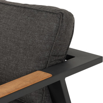 Palau Outdoor One Seater, Gunmetal