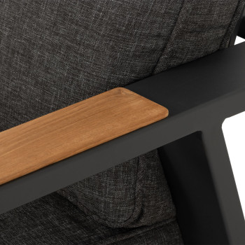 Palau Outdoor 2 Seater, Gunmetal