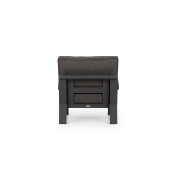 Palau Outdoor Modular One Seater No Arm, Gunmetal