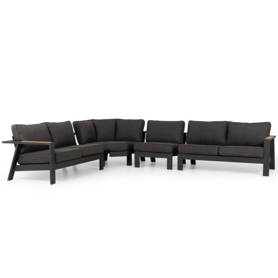 Palau Outdoor Modular One Seater No Arm, Gunmetal