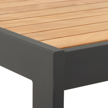 Palau Outdoor Square Coffee Table - W100, Gunmetal