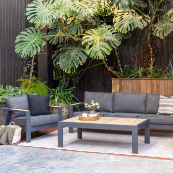 Palau Outdoor Coffee Table - W143, Gunmetal