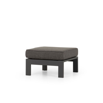 Palau Outdoor Ottoman, Gunmetal