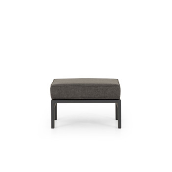 Palau Outdoor Ottoman, Gunmetal