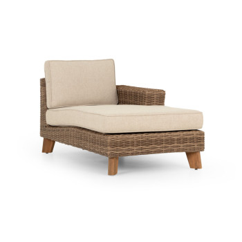 Bahamas Outdoor Chaise Left Arm