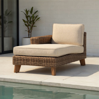 Bahamas Outdoor Chaise Right Arm