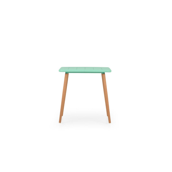 Nassau Outdoor Dining Table - W70, Mint Green
