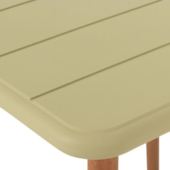 Nassau Outdoor Dining Table - W70, Sage Green