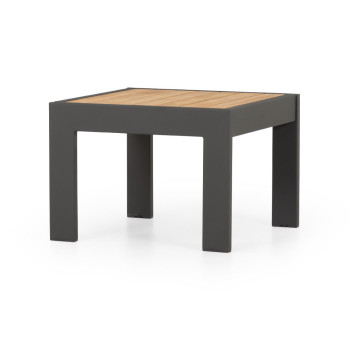 Palau Outdoor Square Coffee Table - W63, Gunmetal