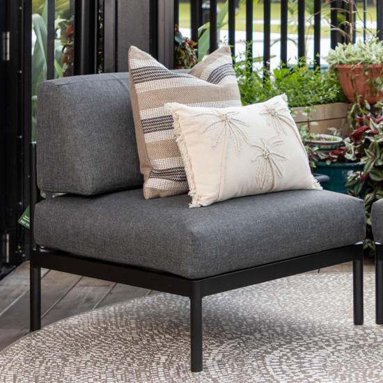 Cayman Outdoor One Seater, Black