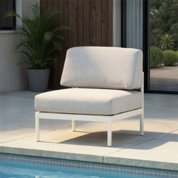 Cayman Outdoor One Seater, White