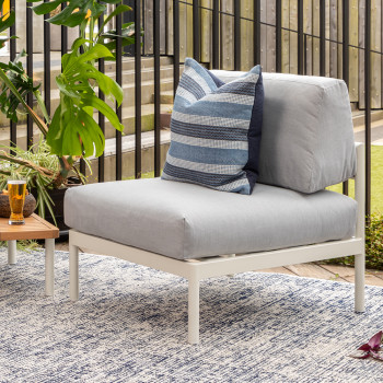 Cayman Outdoor One Seater, White