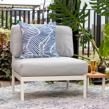 Cayman Outdoor One Seater, White