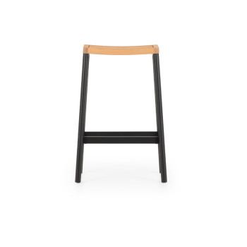 Cayman Outdoor Barstool, Black