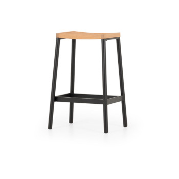 Cayman Outdoor Barstool, Black