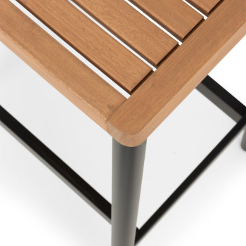 Cayman Outdoor Barstool, Black