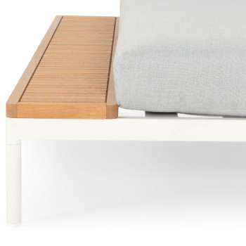 Cayman Outdoor Sunlounger, White