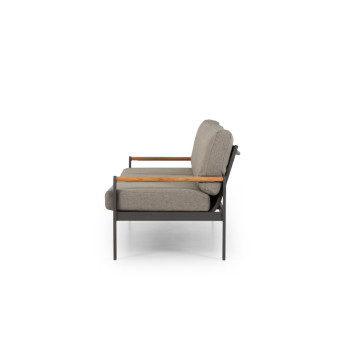 Amber Outdoor 3 Seater, Gunmetal