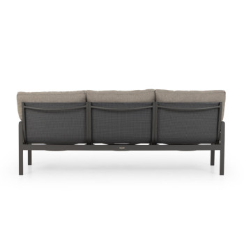 Amber Outdoor 3 Seater, Gunmetal