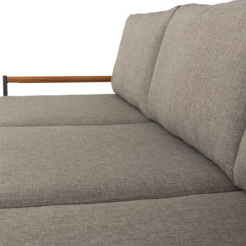 Amber Outdoor 3 Seater, Gunmetal