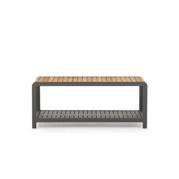 Amber Outdoor Coffee Table - W110, Gunmetal