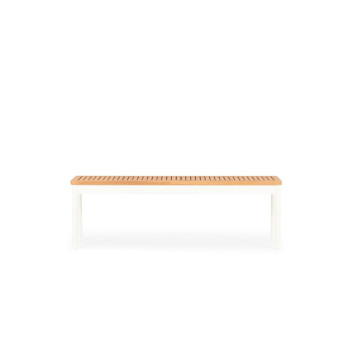Cayman Outdoor Bench Seat - W137, White