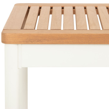 Cayman Outdoor Bench Seat - W137, White