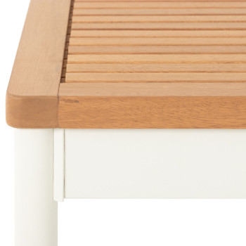 Cayman Outdoor Bench Seat - W137, White