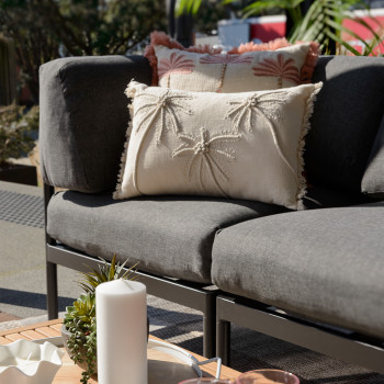 Cayman Outdoor Corner Seat, Black