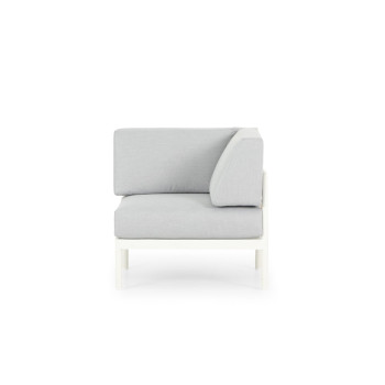 Cayman Outdoor Corner Seat, White