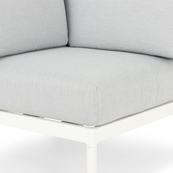 Cayman Outdoor Corner Seat, White