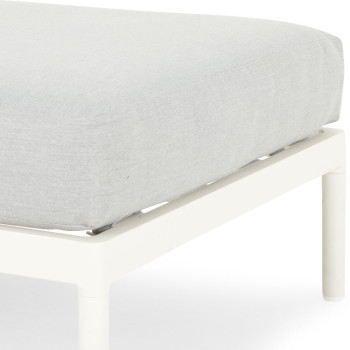 Cayman Outdoor Ottoman, White